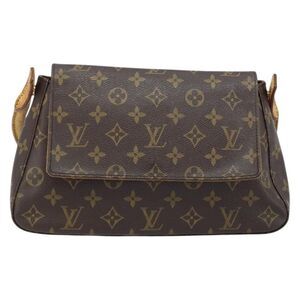 Louis Vuitton Looping Handbag Monogram Canvas Brown Canvas Handbag (Pre-Owned)